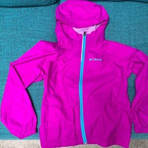 Columbia Sportswear girls windbreaker in berry (girls 7/8)